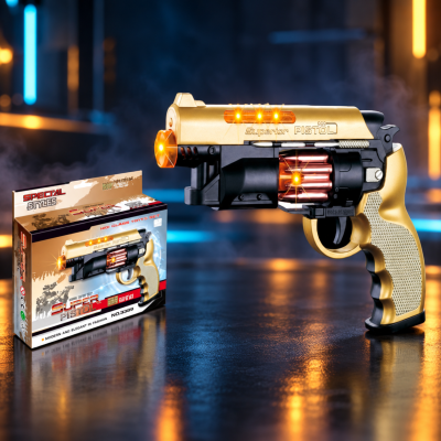 LED TOY GUN WITH SOUND AND LIGHTS