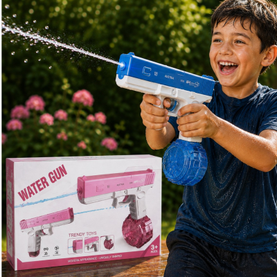 ASSORTED PINK/BLUE ELECTRIC RECHARGABLE WATER PISTOL