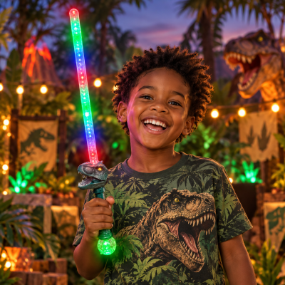 T-REX HANDLE LED FLASHING SWORD